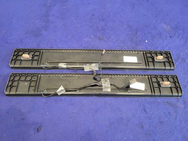 2015-2023 Ford Mustang GT S550 Pair Door Sill Plates Scuff Panel Light 2353 - The Parts Farm