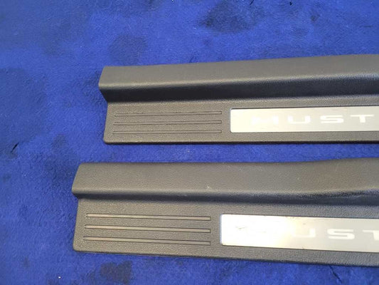 2011-2014 Ford Mustang GT S197 Pair Lighted Door Sill Plates Scuff 2856