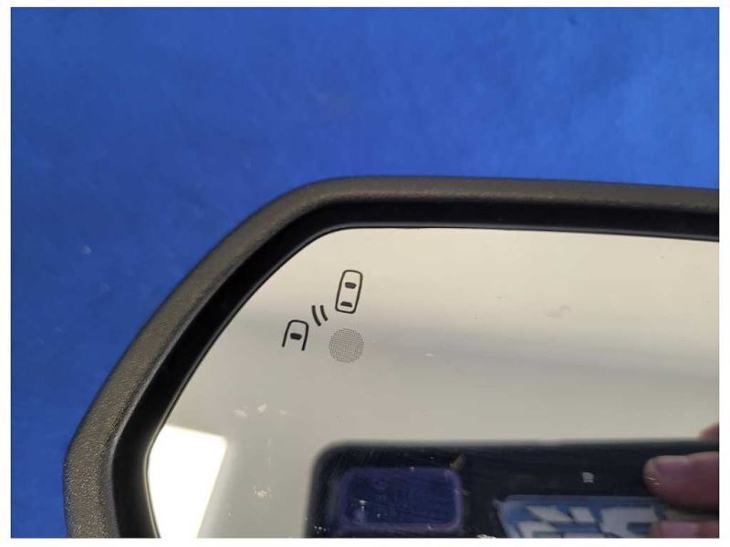 2015-2020 Ford Mustang GT S550 Driver Rear View Mirror BLIS Paint Black 2564 - The Parts Farm