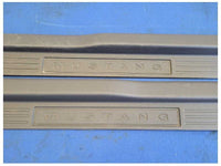 2010-2014 Ford Mustang GT 4.6L Pair Door Sill Plates Scuff Covers Base 2479 - The Parts Farm