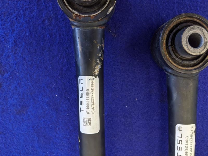 2017 2018 2019 2020 Tesla Model 3 Long Range Pair Driver Left Rear Control Arms - The Parts Farm