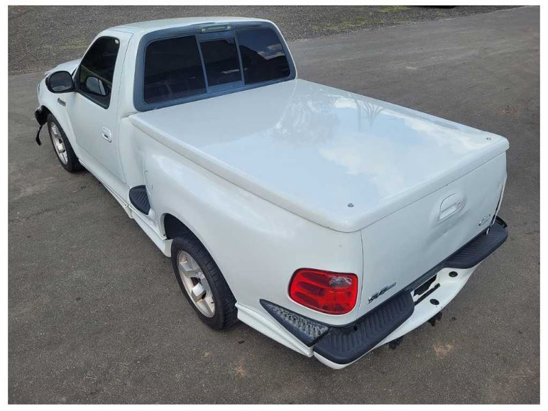 1999-2004 Ford Lightning F150 SVT Pickup Truck Emblem Rear Tail Gate Back Silver - The Parts Farm
