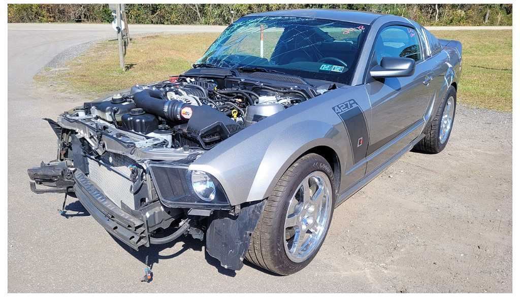 2005-2010 Ford Mustang GT Roush 4.6L Horn Double Emergency Noise Safety 2478 - The Parts Farm
