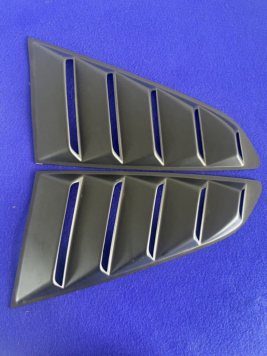 2015-2021 Ford Mustang GT S550 Quarter Window Sail Panel Covers Pair Rear - The Parts Farm
