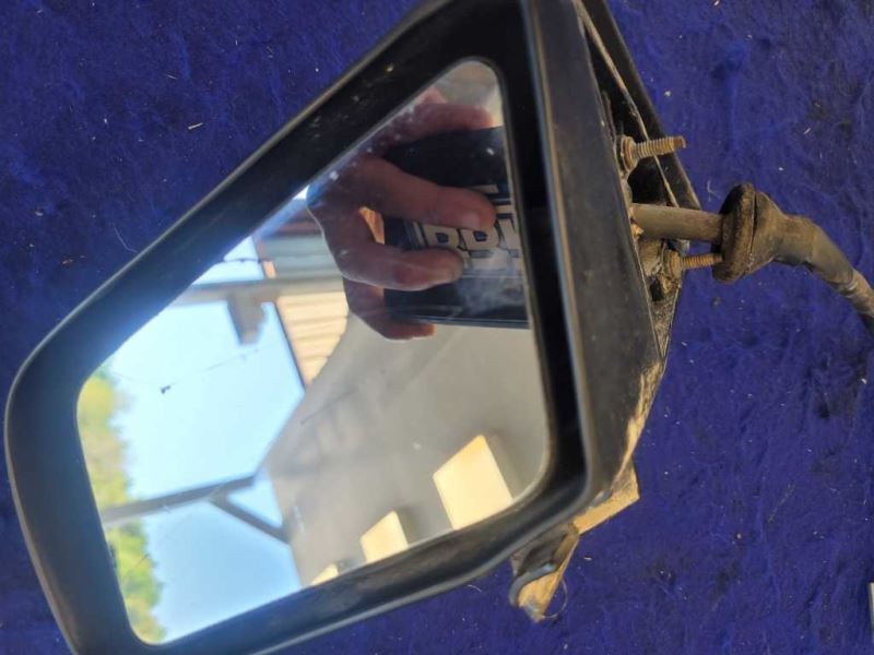 1987-1993 Ford Mustang GT 5.0L Convertible Driver Rear View Mirror Black 2299 - The Parts Farm
