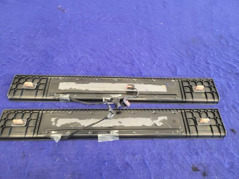 2015-2023 Ford Mustang GT S550 Pair Door Sill Plates Scuff Lighted Panel 2387 - The Parts Farm