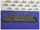 2017-2021 Tesla Model 3 Rear Floor Mats Rubber Cover Black - The Parts Farm