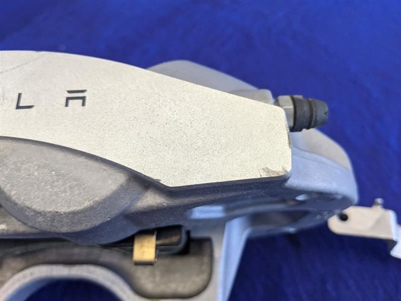 2017 2018 2019 2020 Tesla Model 3 OEM Passenger Right Brembo Caliper Rotor Lines - The Parts Farm
