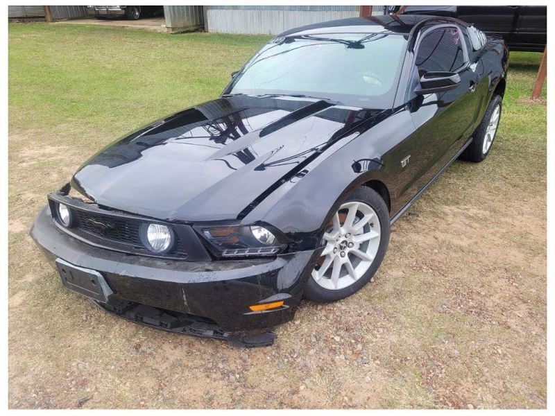 2010-2012 Ford Mustang GT 4.6L Driver Left Front Headlight Lamp Lens 2477 - The Parts Farm