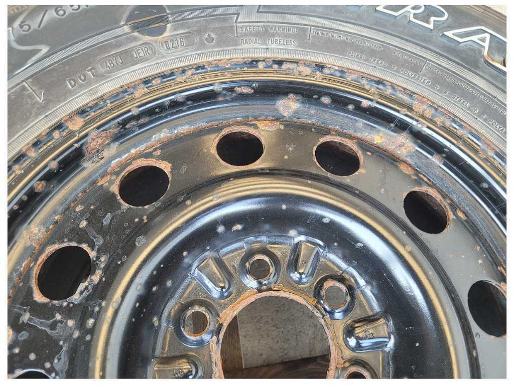 2015-2020 Ford F150 4x4 Pickup Truck Wheel 18x7.5 Steel Spare 12 Hole Tire 2576 - The Parts Farm