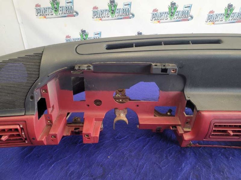 1987-1993 Ford Mustang GT LX 5.0L Dashboard Front Shell Red Black 2298 - The Parts Farm