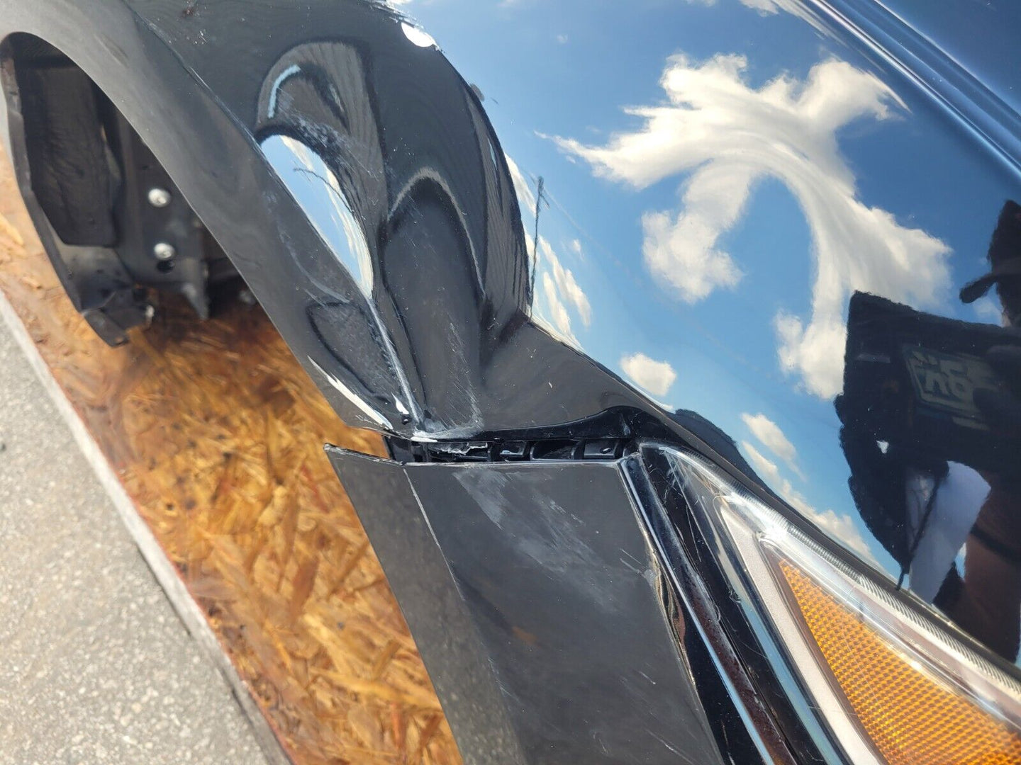 2015-2017 Ford Mustang GT S550 Front Clip Bumper Fender Hood Paint G1 2643 pp1 - The Parts Farm