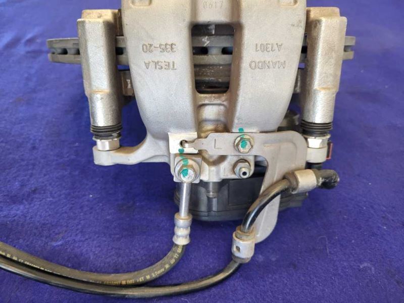 2017 2018 2019 2020 Tesla Model 3 Long Range Driver Left Rear Caliper Rotor Pad - The Parts Farm