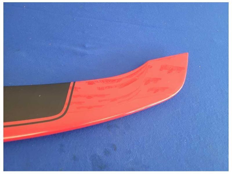 2014-2015 Chevrolet Camaro SS Rear Mount Spoiler Wing Deck Lid Red - The Parts Farm