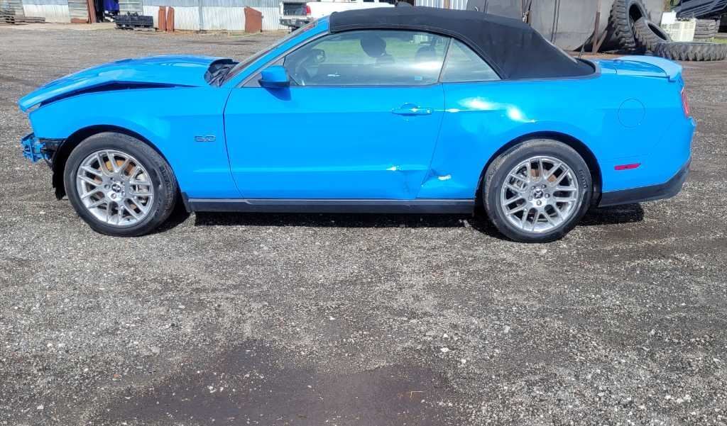 2012-2014 Ford Mustang GT 5.0L Convertible Pair Sun Visors Shade HomeLink 2639 - The Parts Farm