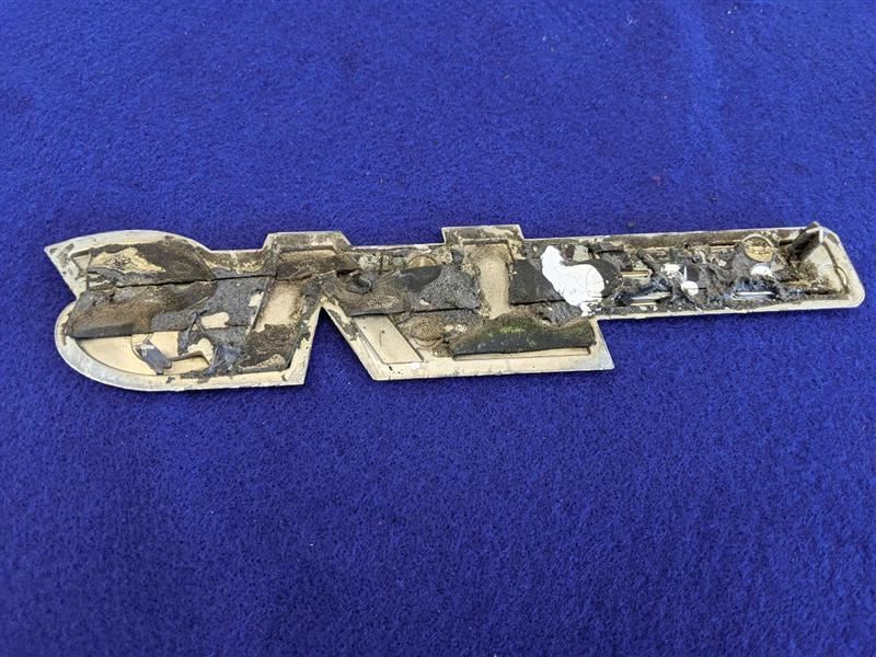 1999-2004 Ford Lightning F150 SVT Pickup Truck Emblem Rear Tail Gate Back Silver - The Parts Farm