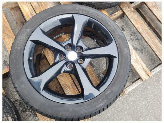 2014-2015 Chevrole Camaro SS Wheel 20x9 Rear 5 Spoke Black Opt R45 2320 - The Parts Farm
