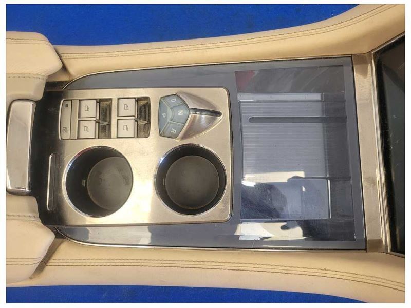 2012 Fisker Karma Sedan Hybrid Center Console Floor Tan A/T Switch 1959 - The Parts Farm