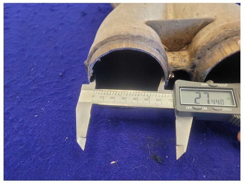 2016-2022 Chevrolet Camaro SS 6.2L X Pipe Mid Exhaust Weld In Pipe - The Parts Farm