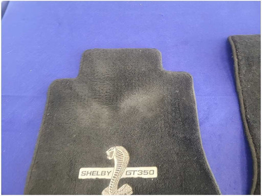 2011 Ford Mustang GT500 SVT Pair Front Used Floor Mats Liner Carpet
