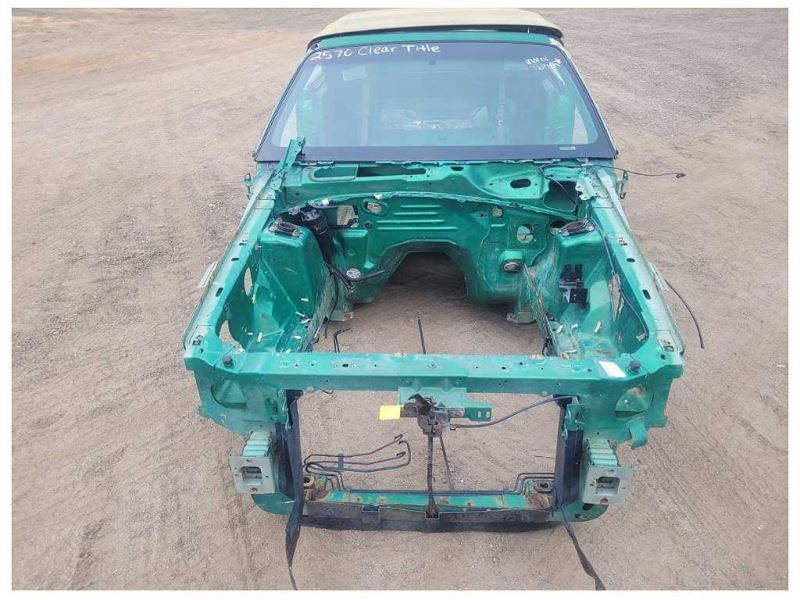 Stock 2570. 1999 Ford Mustang Cobra SVT Frame Shell Body Clear Title Project 2570 - The Parts Farm