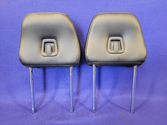 2015-2017 Ford Mustang GT S550 Leather Pair Headrests Head Stitching Adjustable