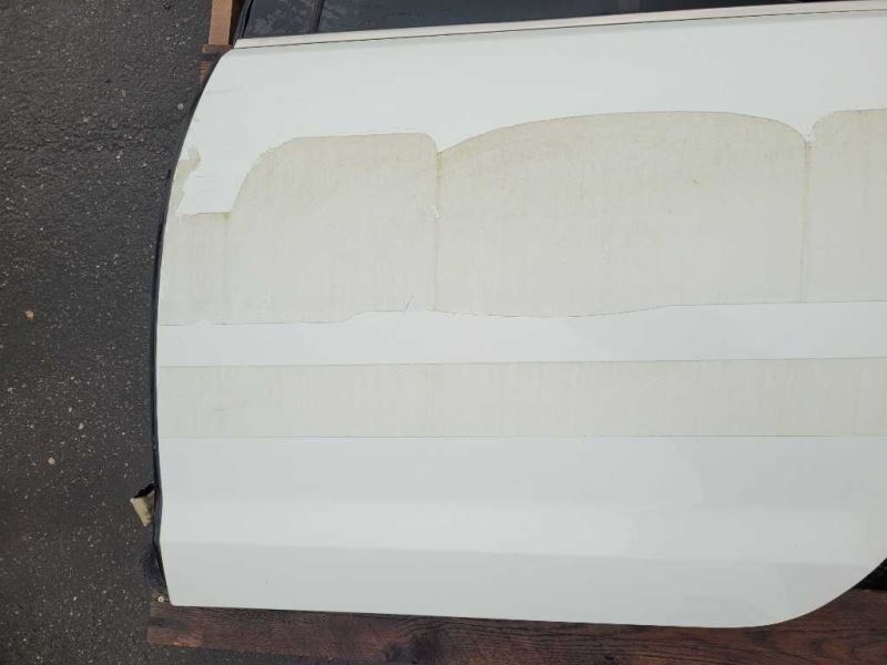 2014-2017 Chevrolet Caprice 6.0L Sedan Driver Left Back Rear Door Shell White - The Parts Farm