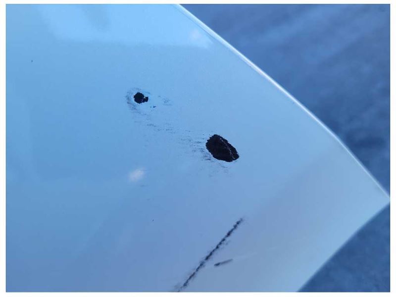 2011-2012 Nissan Leaf Rear Back Bumper Cover *Scuffs* Paint QX1 1856 - The Parts Farm