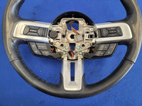 2015-2017 Ford Mustang EcoBoost S550 Steering Wheel Leather M/T Driver 2652 - The Parts Farm