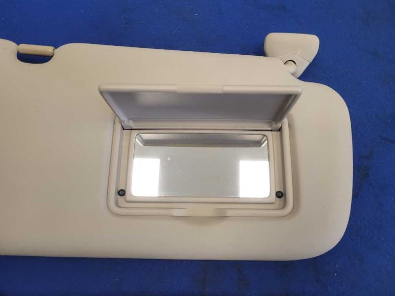 2011-2012 Nissan Leaf Pair Front Sun Visors Shade Mirror Upper Windshield 1856 - The Parts Farm