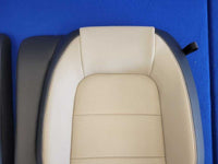 2015-2017 Ford Mustang GT S550 Coupe Upper Seat Beige Cushion Rear Back 2616 - The Parts Farm