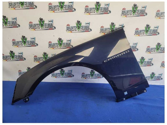 2010-2015 Chevrolet Camaro SS Driver Front Fender Body Part Paint Blue 2588