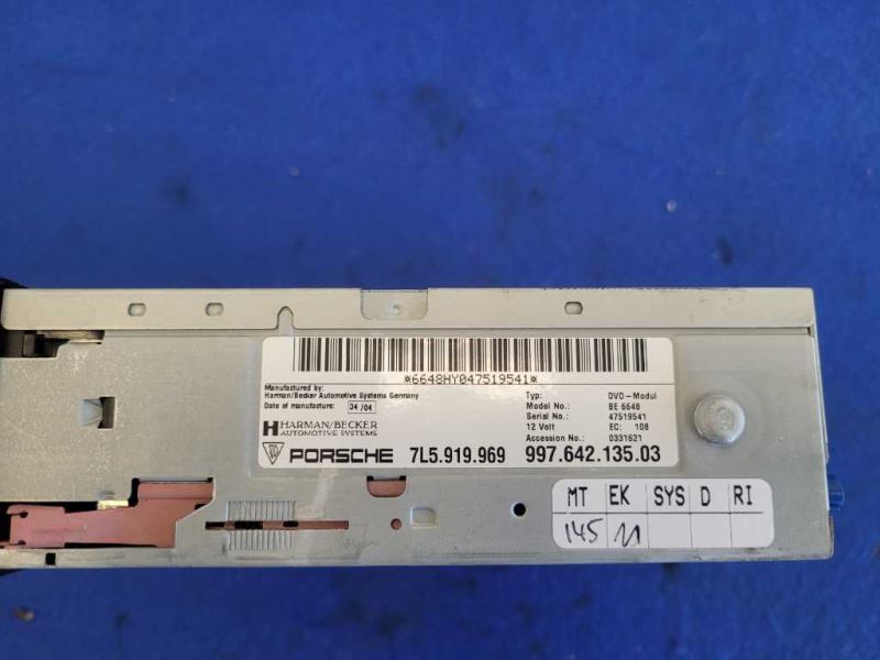 2004-2006 Porsche Cayenne Turbo 4.5L DVD Player Infotainment 2137 - The Parts Farm