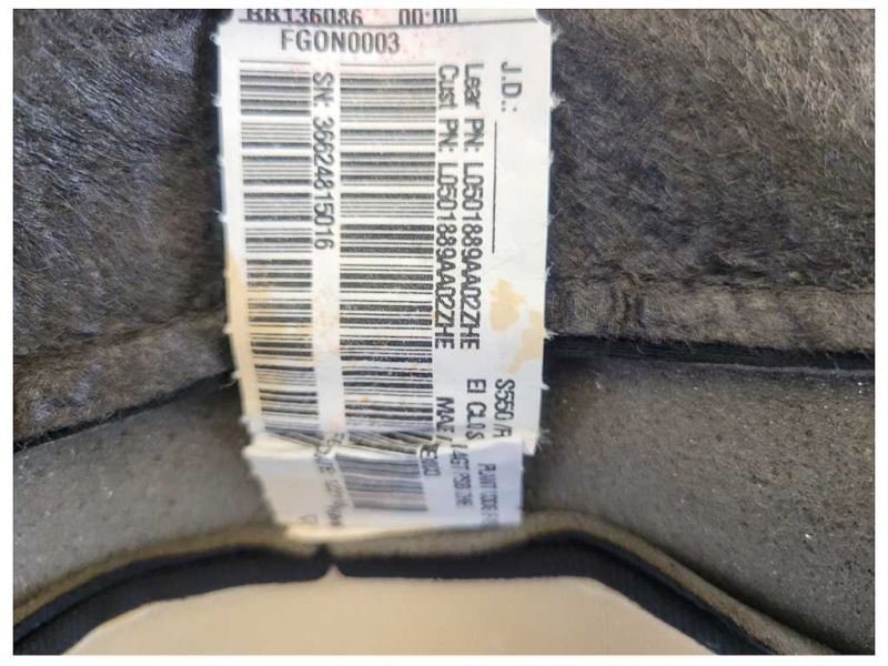 2015-2017 Ford Mustang GT Passenger RH Front Upper Seat Cloth Cover Fading 2619 - The Parts Farm