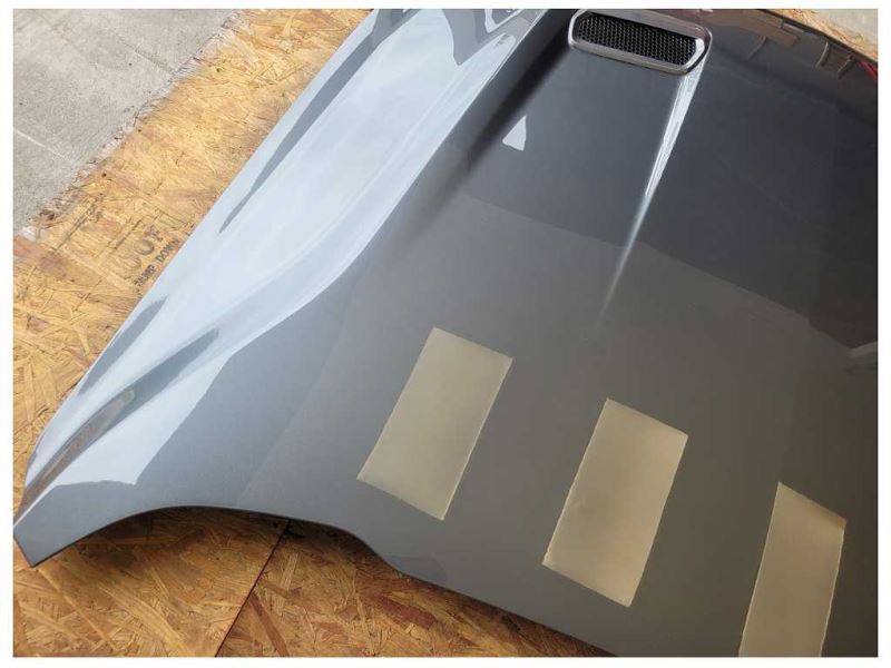 2018-2023 Ford Mustang GT New Take Off Front Hood Shell Scoop Paint Silver - The Parts Farm