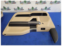 2015-2017 Ford F150 F-150 Pickup Truck Set Door Panels Beige Black Crew Cab 2615 - The Parts Farm