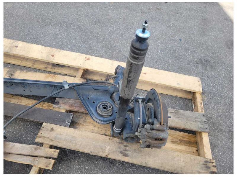 2011-2012 Nissan Leaf Back Axle Rear Subframe Beam Knuckle 1856 - The Parts Farm