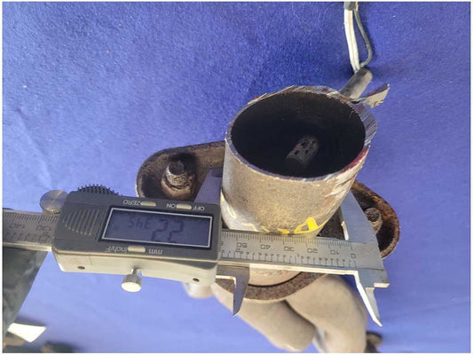 1987-1993 Ford Mustang GT LX Mclaren Driver Left Exhaust Manifold Pipe 2657