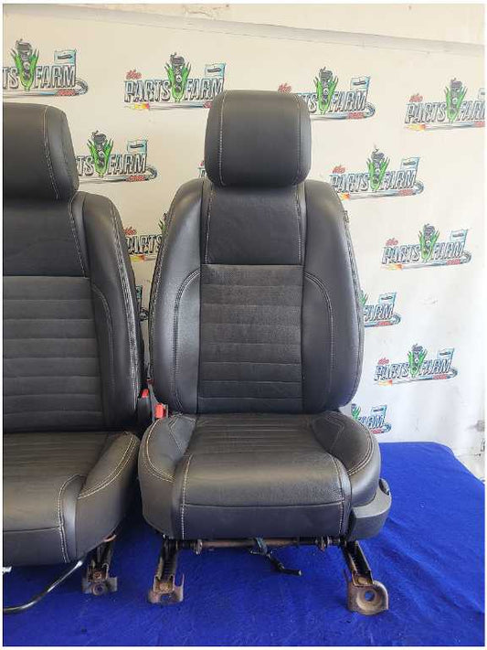 2013-2014 Ford Mustang GT Coupe Set Seats Leather Bucket Front Rear Power 2753