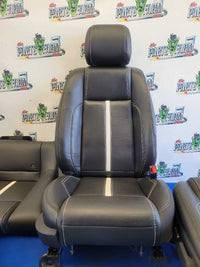 2013-2014 Ford Mustang GT Set Seats Leather Convertible Leather Black 2633 - The Parts Farm