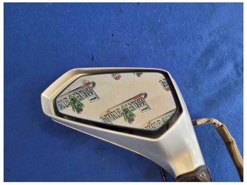 2010-2015 Chevy Camaro SS Driver Rear View Mirror Heat DD1 Paint Silver 2608 - The Parts Farm