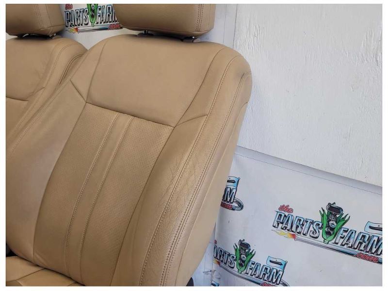 2015-2017 Ford F150 F-150 Truck Set Seats Beige Bucket Covers Crew Cab 2615 - The Parts Farm