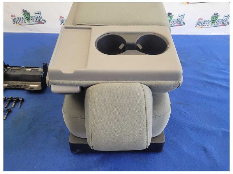 2015-2020 Ford F150 Pickup Truck Front Seat Bench Center Split Gray Cloth 2476 - The Parts Farm