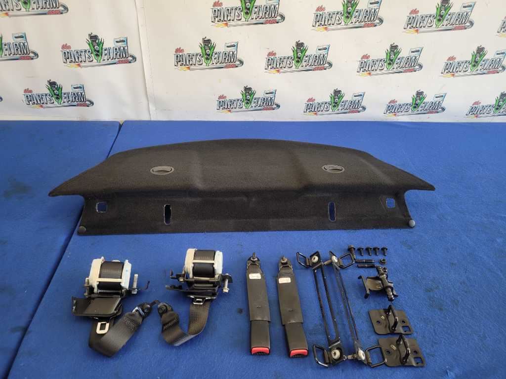 2015-2017 Ford Mustang GT Rear Coupe Seat Belt Package Tray Buckle Bolts 2643 - The Parts Farm