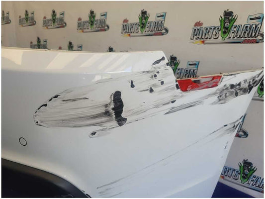 2014-2015 Chevy Camaro SS Rear Coupe Bumper Cover Park Assist Paint White 2719
