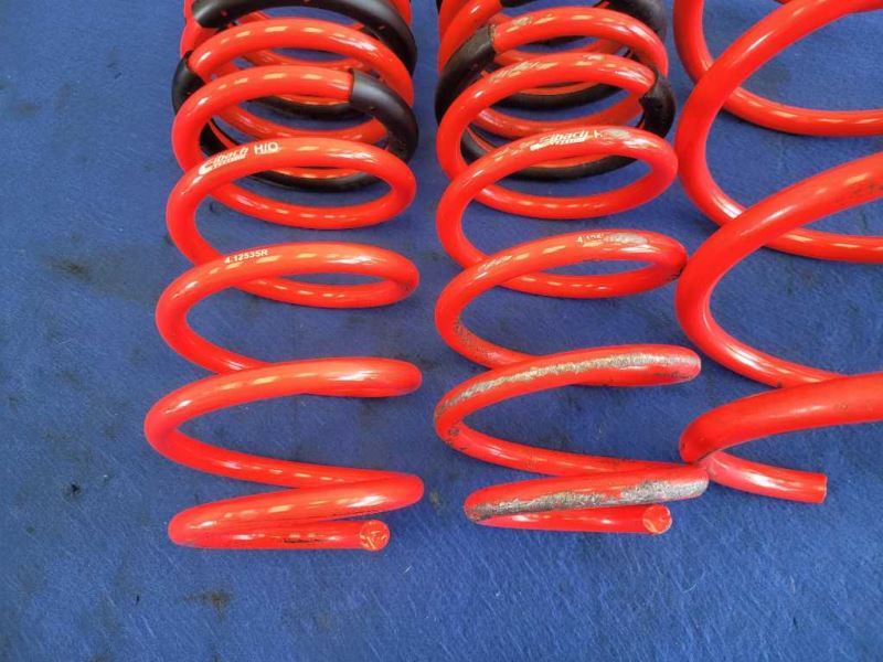 2011-2014 Ford Mustang GT Eibach Sportline Front Back Springs Red Lowering 2633 - The Parts Farm