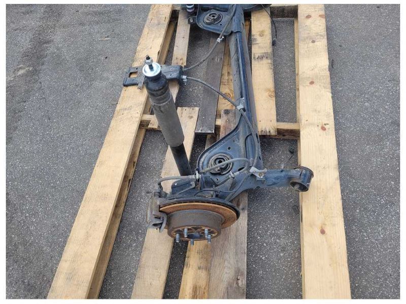 2011-2012 Nissan Leaf Back Axle Rear Subframe Beam Knuckle 1856 - The Parts Farm