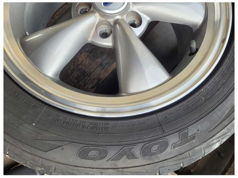 2005-2009 Ford Mustang GT S197 Wheel 17x8 Spoke Silver Paint Tire 2600 - The Parts Farm
