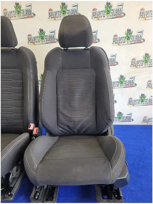 2015-2017 Ford Mustang GT S550 Front Coupe Cloth Bucket Seats Black 2876