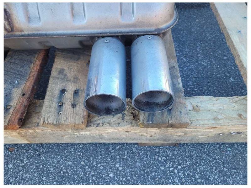2001-2006 BMW M3 Convertible Rear Muffler Axle Back Exhaust Bent Tip 2448 - The Parts Farm